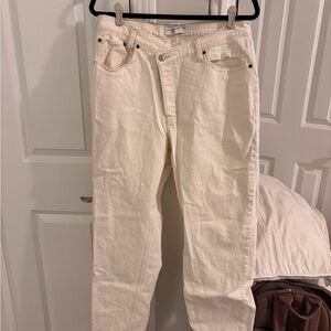 Abercrombie and fitch dad high rise jeans